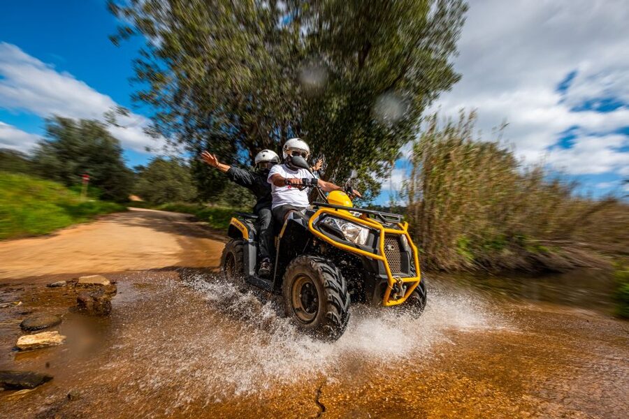 From Albufeira: Half-Day Off-Road Quad Tour - Entering the Algarve on a quad, not a bus