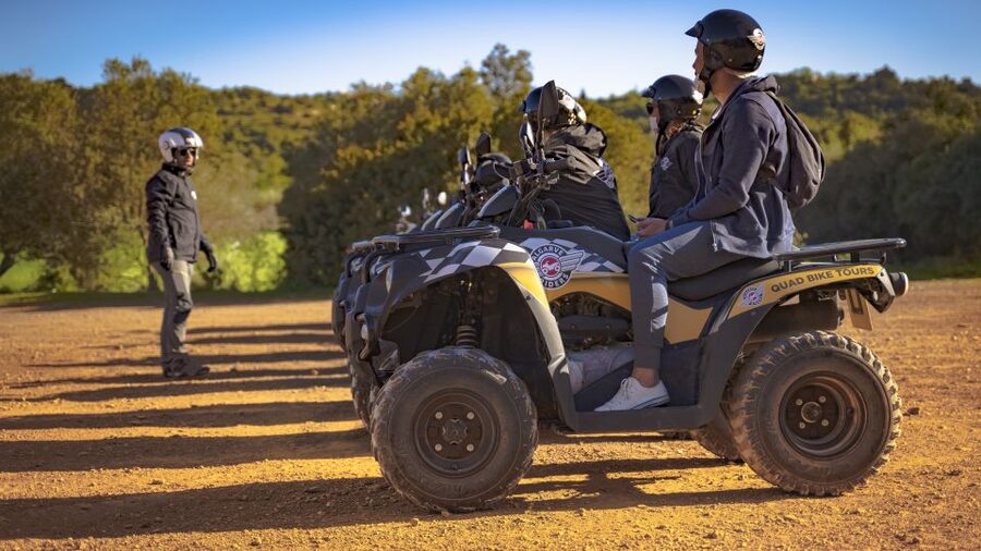 From Albufeira: Half-Day Off-Road Quad Tour - Escarpão to Travessia da Amoreira: your first real track time