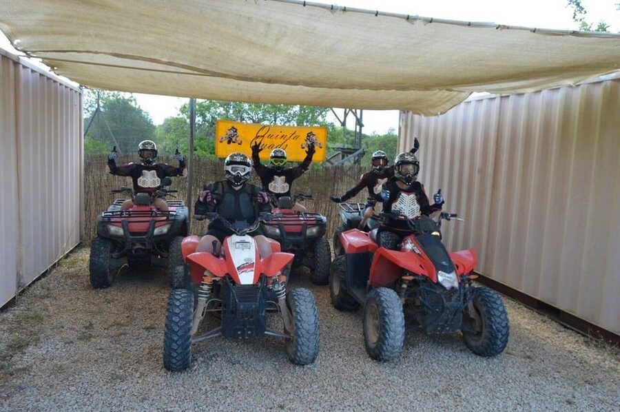 From Albufeira: Paderne Adventure Quad Ride - How the Ride Works: Automatic Quads, Two-Person Setups, and Control
