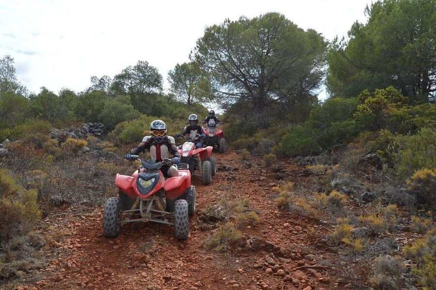 From Albufeira: Paderne Adventure Quad Ride - The Midway Break: Photos, Water, and Local Stories