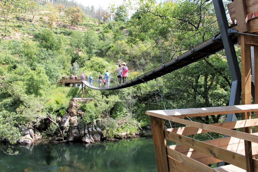 From Arouca: 516 Arouca Bridge & Paiva Walkway Tour - Vau River Beach: snacks, juice, fruit, and a real cooldown