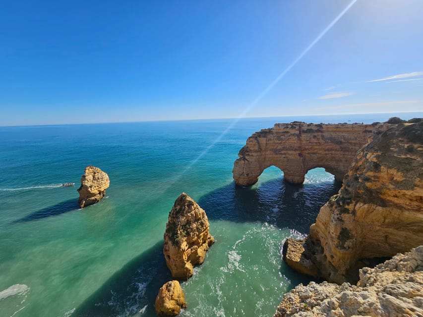 From Faro: Benagil Cave, Marinha Beach, Algar Seco & More - Benagil Cave from above: the best plan under new rules
