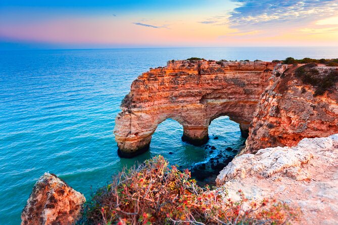 From Faro: Benagil Cave, Marinha & Carvoeiro Full-Day Tour - Benagil Cave from above: the famous view without the cave crowds