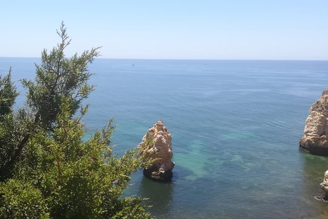 From Faro: Benagil Hiking Cliffs and the 4 Treasure Experience - Capela da Nossa Senhora da Rocha and Praia Nova Beach Break