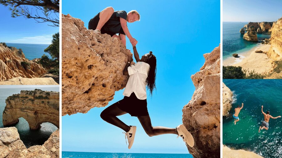 From Faro: Benagil, Marinha, 7 Valleys, and Algar Seco Tour - Cliff-jump rules and who should skip the water action