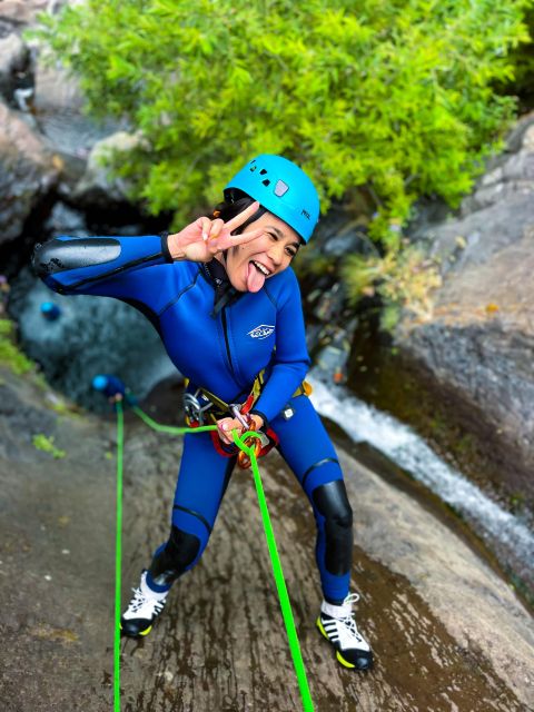 From Funchal: Intermediate (Level 2) Canyoning Adventure - Level 2 Madeira Canyoning: Water Slides, 18-Meter Rappels, and a Controlled Adrenaline Rush