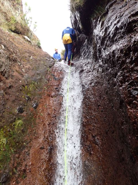 From Funchal: Madeira Island Canyoning for Beginners - Inside the Canyon: Slides, Swim Lines, Abseils, and Waterfall Jumps