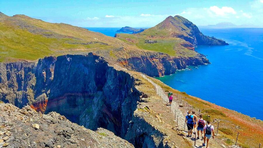 From Funchal: Ponta de São Lourenço/Caniçal Full-Day Hike - The walk out from Caniçal: volcanic terrain and big ocean viewpoints
