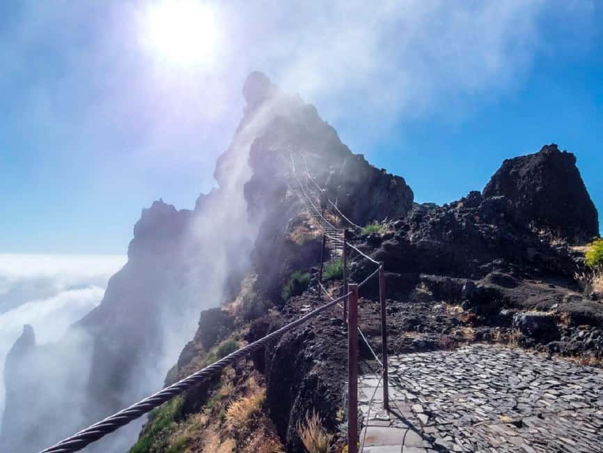 From Funchal: Transfer to Pico do Arieiro & Pico Ruivo Trail - The Stairway to Heaven section and what to expect on the route