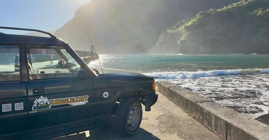 From Funchal:West Madeira Open-roof 4x4 Day Tour with Pickup - Seixal and Ribeira da Janela: coastal air, dark sand vibes, and photo time
