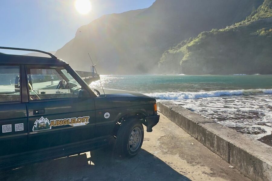 From Funchal:West Madeira Open-roof 4x4 Day Tour with Pickup - Cabo Girão and the west-coast first look: big viewpoints, short stops, good momentum