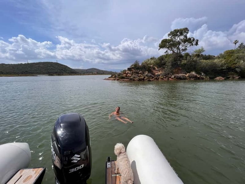 From Lagoa: Visit Silves Town by Boat with Hop Off & Hop On - Swimming in brackish water and the kind of photos you’ll actually use