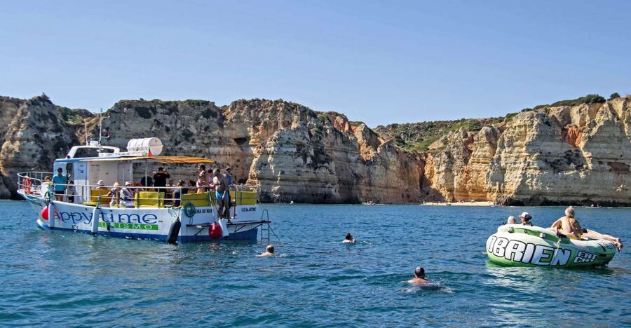 From Lagos: 2.5-Hour Guided Coastal Boat Tour & Grotto Visit - Where the Trip Really Starts, Lagos Marina to Navigation Channel