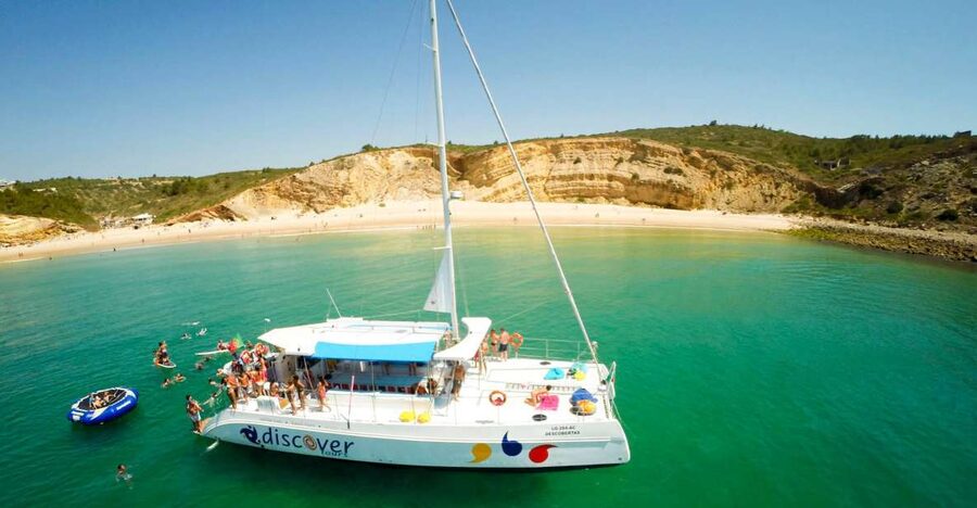 From Lagos: Algarve Cruise by Catamaran - Praia da Luz: Volcanic Coast Feeling, Palm Promenade Views
