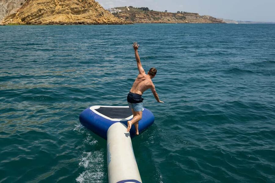 From Lagos: Algarve Golden Coast Cruise - The vibe on board: space, shade, and a chilled flow