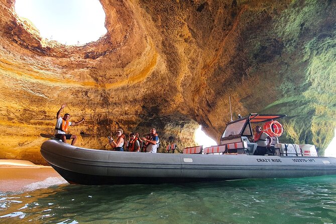 From Lagos: Benagil Caves Tour by Speed Boat with Guide - Benagil by speedboat, not by puzzle pieces