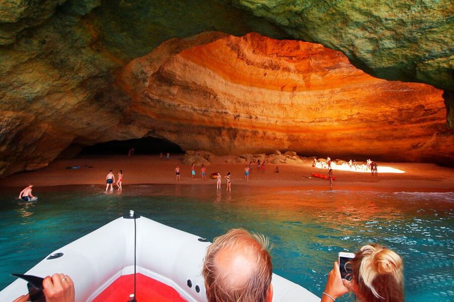 From Lagos: Benagil Sea Caves Tour with a Local Guide - From Lagos Marina to the RIB: how the tour really starts