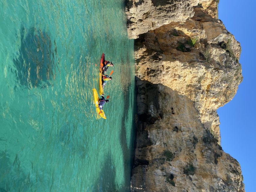 From Lagos: Kayak Experience in Ponta da Piedade - Swim breaks on the route: when you’ll want a towel