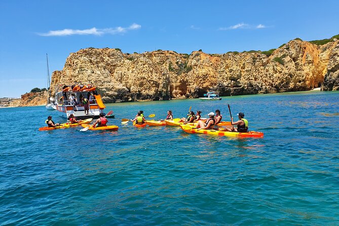 From Lagos: Kayak Tour of Ponta da Piedade Caves on Catamaran - Getting wet, swimming at the end, and how to protect your phone