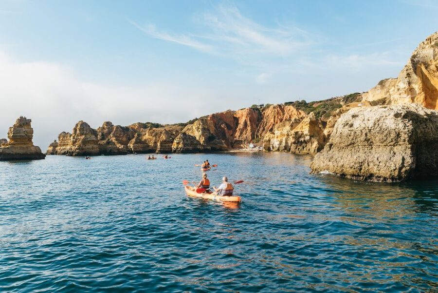 From Lagos: Kayaking and Boat Cave Explorer Tour - The best part: the sea caves and small beaches you can reach by kayak