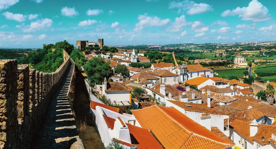 From Lisbon: Nazare Big Waves and Óbidos Guide Day Trip - Óbidos Next: The Medieval Town You Can Actually Walk Through