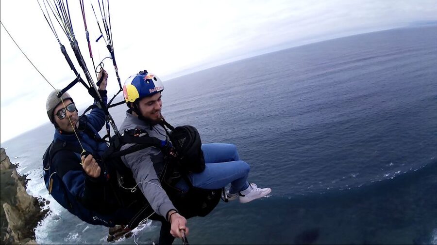 From Lisbon: Paragliding Tandem Flight - Photos and GoPro Moments: Capturing the Coast from Above