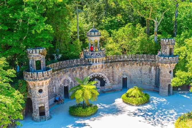 From Lisbon: Sintra, Pena Palace and Regaleira - The walk toward Quinta da Regaleira, with the historic center in between