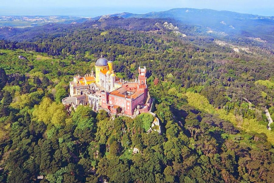 From Lisbon: Sintra Pena Palace Cascais 8-People Group Tour - Cape Roca, the Westernmost Point: Expect Wind and Big Views