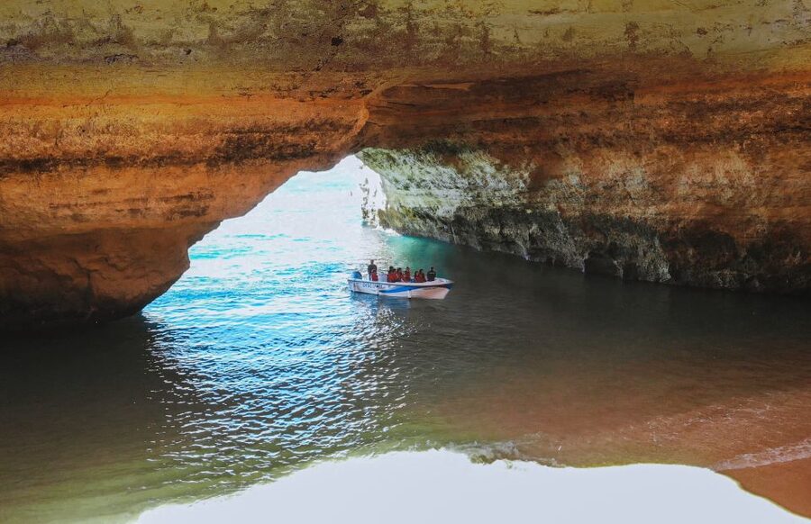 From Portimão: Benagil Boat Tour with Local Guide - Live guide commentary: useful facts, and a tip on where to sit