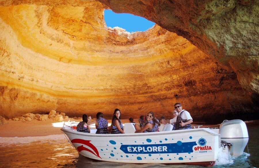 From Portimão: Catamaran Cruise to Benagil Caves with BBQ - Heading back: Carvoeiro coves and a final look at the coast