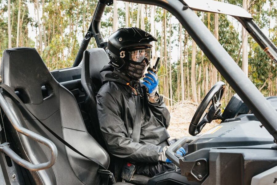 From Porto: Off-Road Buggy Adventure - Getting ready to drive: goggles, waterproof suits, and the no-race rule