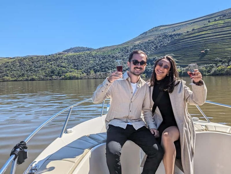 From Porto: Tastings at 2 Wineries, Chef's Lunch & Boat Tour - The private Douro boat cruise from Pinhão, where the views do the talking