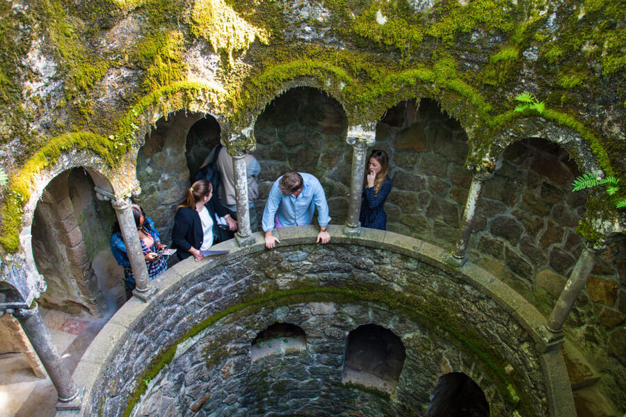 From/To Lisbon: Sintra Hop-on Hop-off Tickets + Audio Guide - Pena Palace: color, viewpoint energy, and audio guide timing