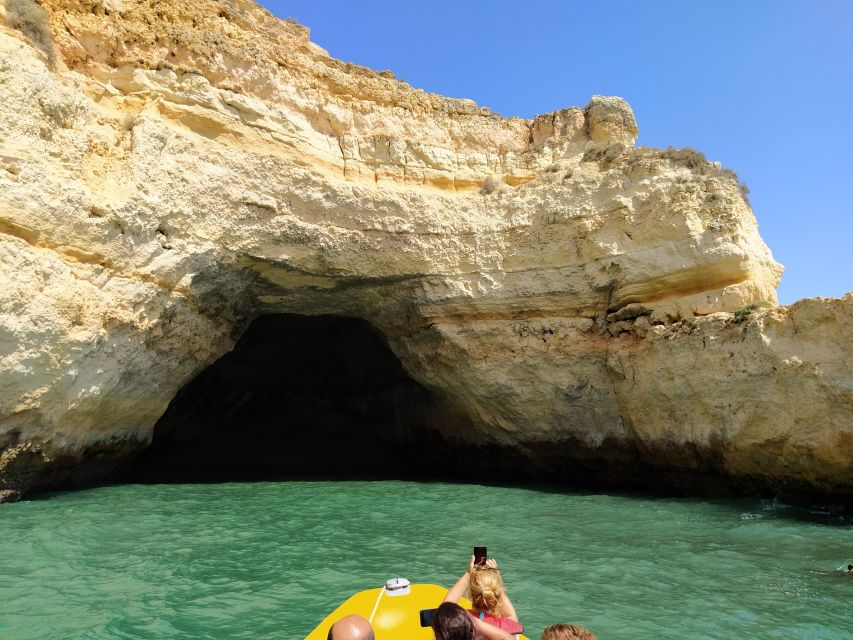 From Vilamoura: 2.5-Hour Benagil Cave and Dolphins Boat Tour - First Stop: Marina de Vilamoura and Office No. 15