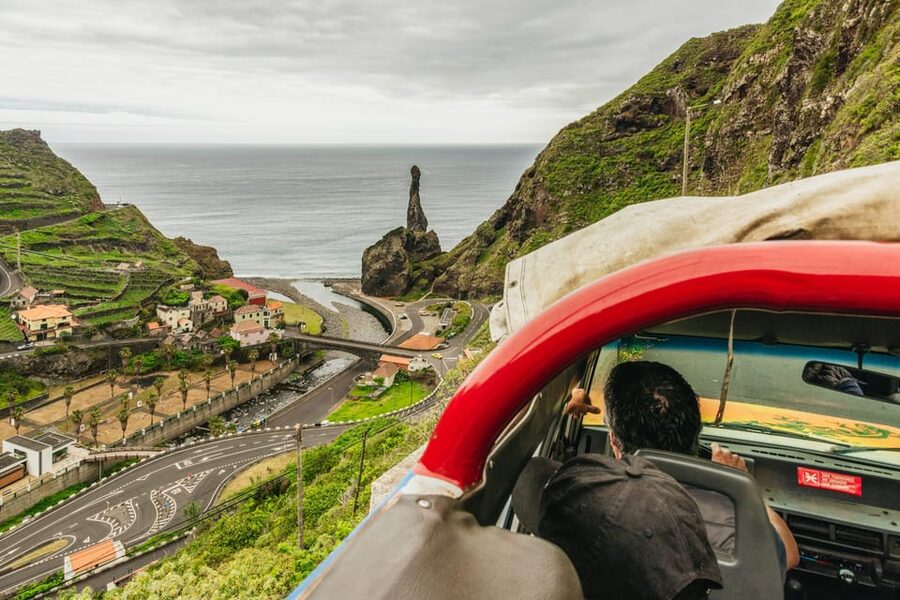 Funchal: Enchanted Terraces, Porto do Moniz & Fanal 4WD Tour - Seixal and São Vicente: Villages, Walk Time, and Sea-Air Views
