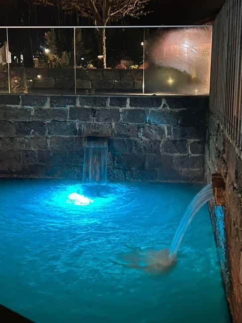 Furnas: the Mystic Tour (Dinner incl. + Hot Springs) - Poça da Dona Beija at nightfall: the soak that runs the show