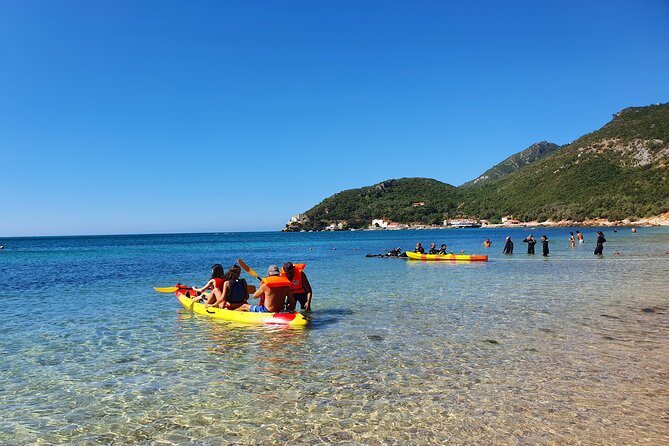 Kayak and Snorkeling Adventure in Lisbon - Praia do Creiro: wetsuit time, cliff jumping, and why this beach is the real hub