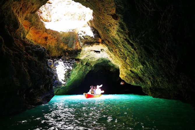 Kayak Benagil Cave with 1st kayak tour company - Praia da Marinha: the pass that sets the mood