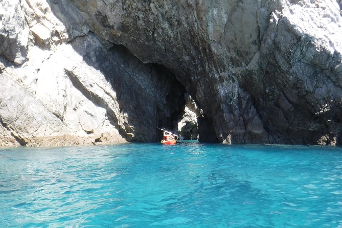 Kayak tour from Sesimbra to Ribeira do Cavalo Beach, passing through the caves - Price Value: What $108.13 Buys You
