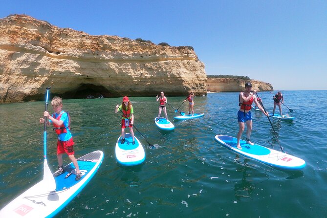 Kayaking to Benagil Cave, Small group guided by a local native - The shared-water reality: speed boats and rougher waves