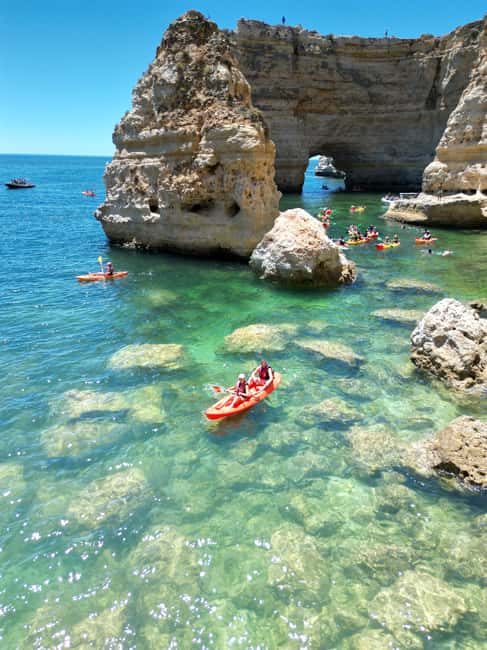 Lagoa: Benagil Caves and Wild Beaches Tour with Local Guide - Meet at the green gate, then get set up like you mean it