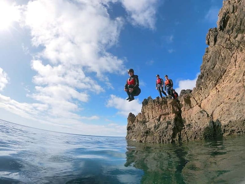 Lagos: Algarve Coasteering and Snorkeling Adventure - Climbing, caves, and the jump choices that make it feel fair