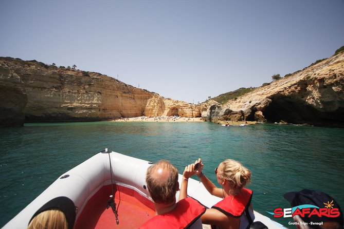 Lagos - Benagil Sea Cave Tour Seafaris - Algar Seco: short stop, strong rock-formations payoff