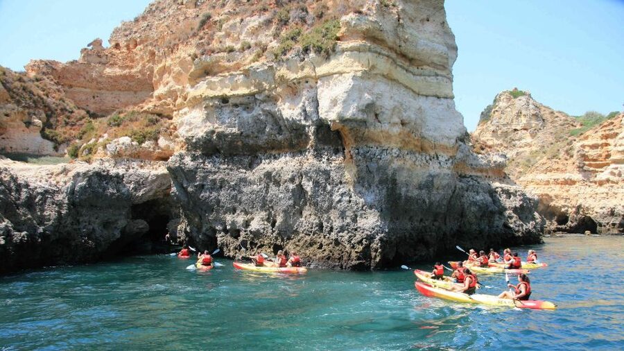 Lagos: Kayaking Tour - Meet at Marina de Lagos: Easy Parking, Clear Starting Spot