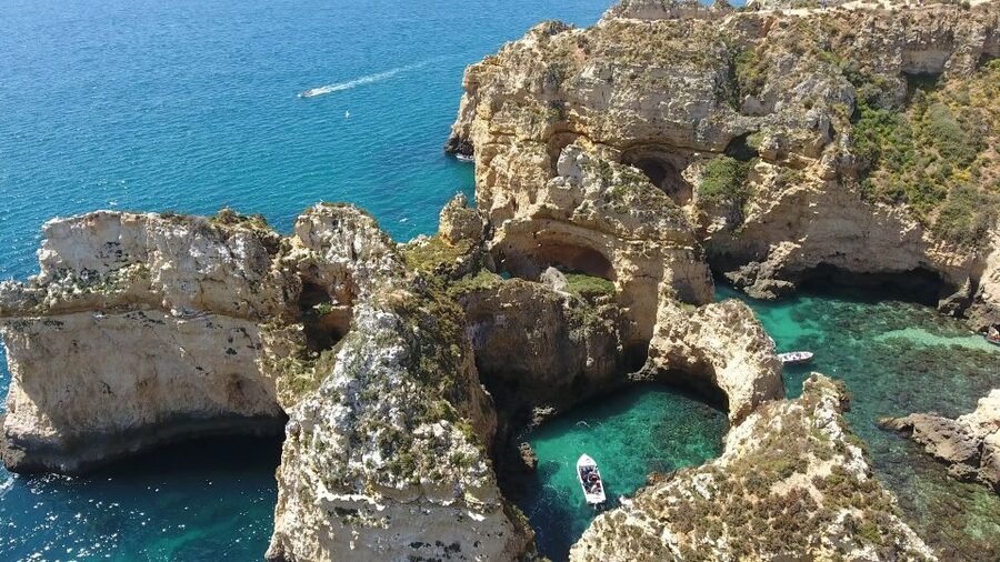 Lagos: Ponta da Piedade Cave and Coastal Tour - Swim and snorkel time, what the included gear is really for