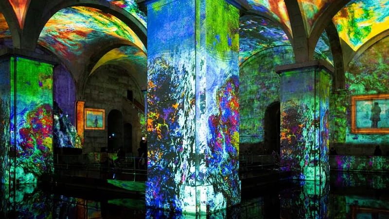 LISBOA: Impressive Monet & Brilliant Klimt - Inside the Immersivus Gallery Lisboa: a reservoir made for art