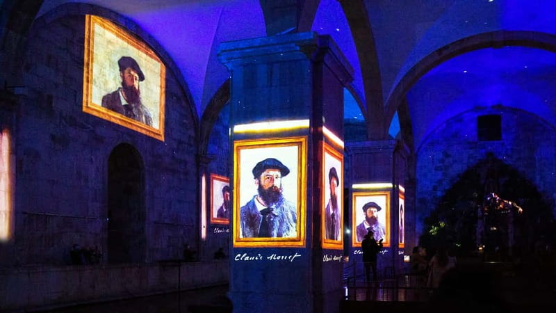 LISBOA: Impressive Monet & Brilliant Klimt - The 360° show format: what the projection mapping really feels like