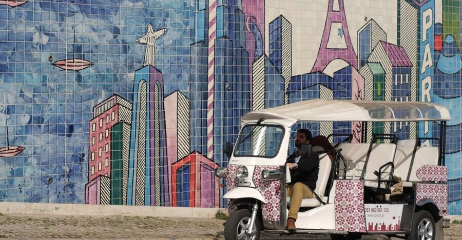 Lisbon: 3-Hour Street Art Tuk Tuk Tour - The LX Factory stop, and why it matters for street art