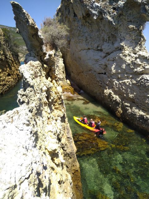Lisbon: Arrábida Kayak and Coasteering Adventure Tour - Snorkeling at Anicha Island in a zoological marine reserve
