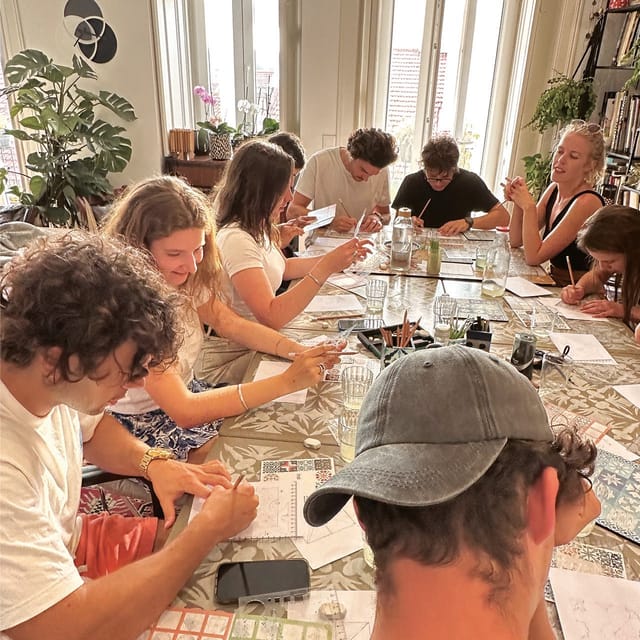 Lisbon: Azulejos' Design Create Your Own Tile Workshop - A tile-making workshop in Lisbon that feels like an artist’s own space